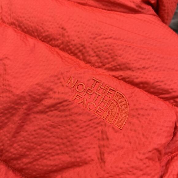 The North Face Dreamer Parkina Jacket Size Small Womens Fiery Red 600 Down Coat - Picture 13 of 14
